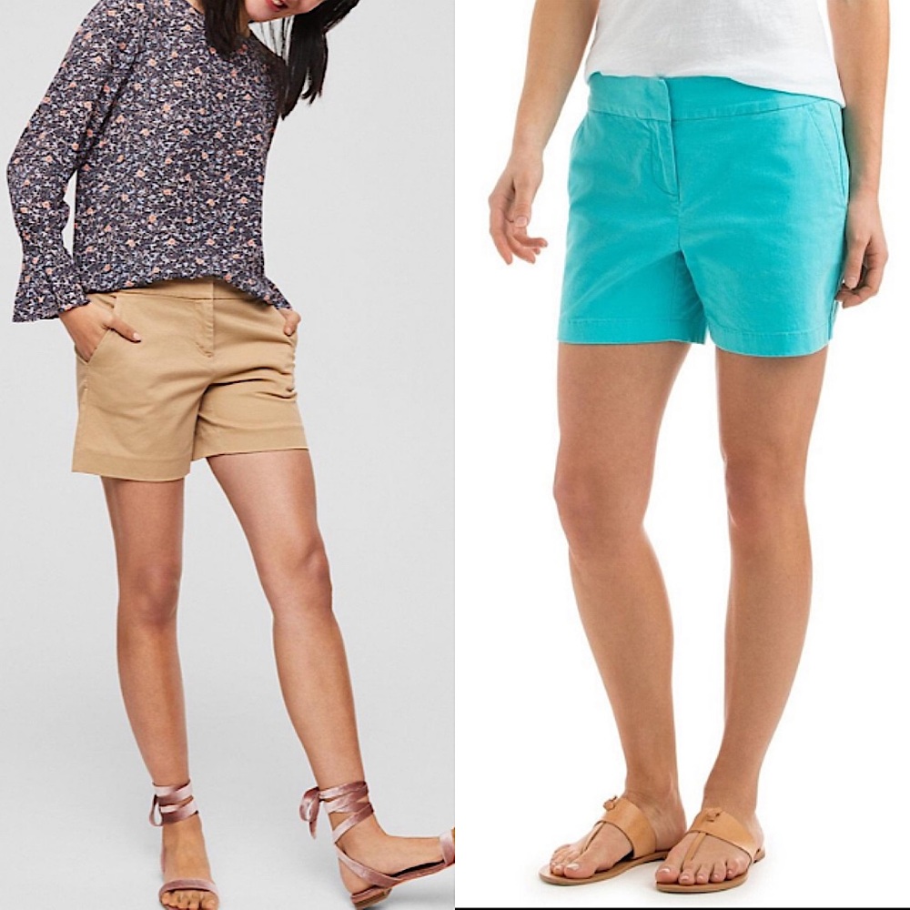 2 pairs of LOFT original Riviera shorts!